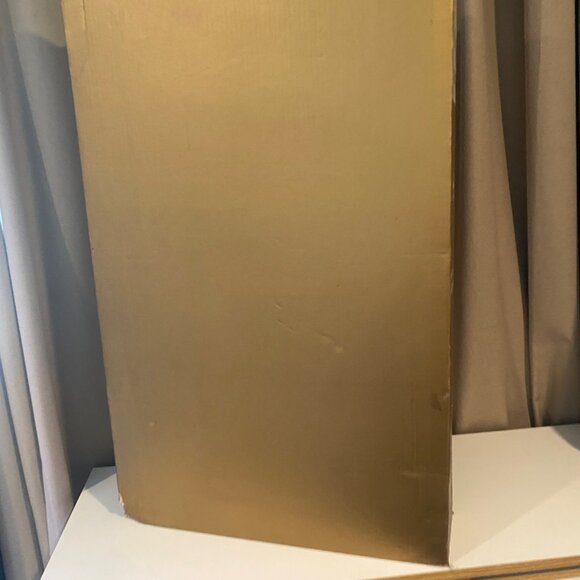 Vintage Wedding Dress Storage Box Gold Case 34"x20.5"x5.5"‎ Gown Saver - Picture 6 of 9